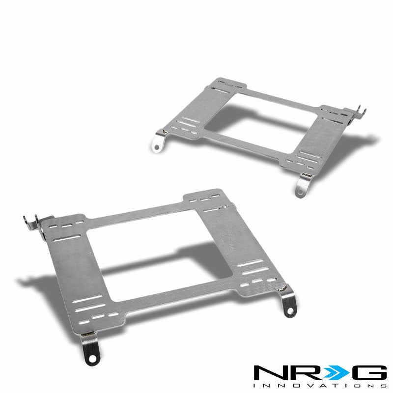 2x NRG Stainless Steel Racing Seat Mount Bracket Adapter For Honda 98-02 Accord