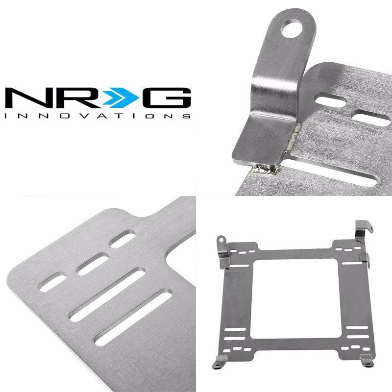 NRG Stainless Steel Racing Seat Mount Bracket Adapter For Subaru 93-07 Impreza