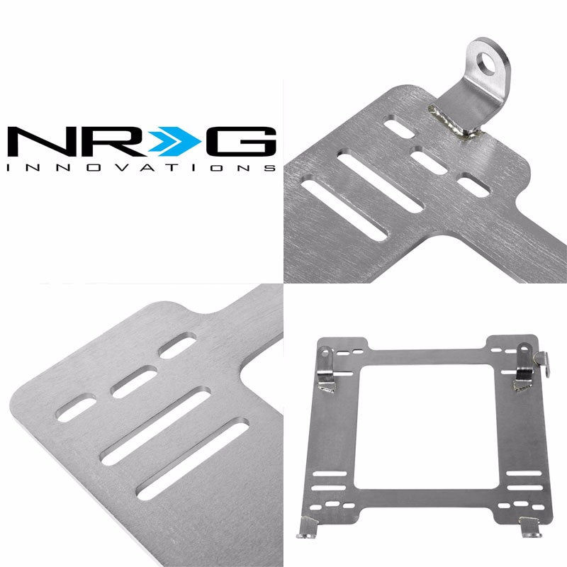 2xNRG Stainless Steel Racing Seat Mount Bracket Adapter For Toyota 91-95 MR2 W20