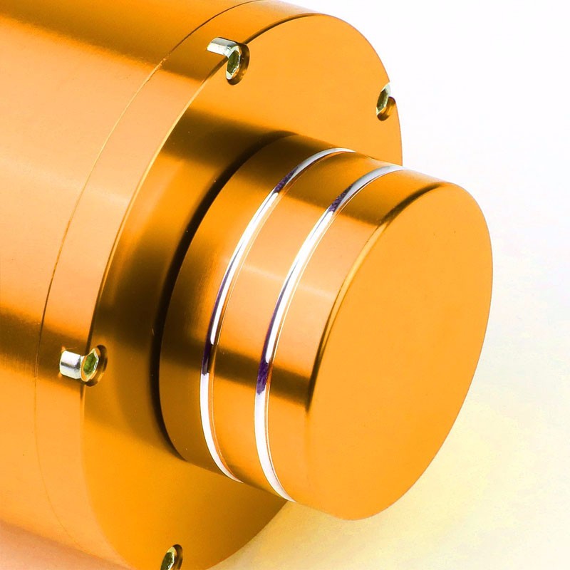 Orange 8.5"x3" Aluminum 3/8"Barb Coolant Recovery Overflow Oil Tank Can Bottle-Performance-BuildFastCar