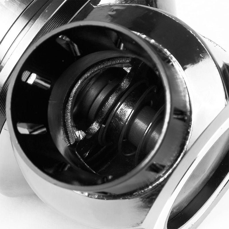 Black Aluminum Type-FV Style 30 PSI Turbo Intercooler Boost Blow Off Valve BOV-Performance-BuildFastCar