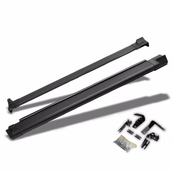 Black Flat Body Running Board Nerf Bar 13-18 Toyota RAV4 BFC-RUNB-TOYRAV413