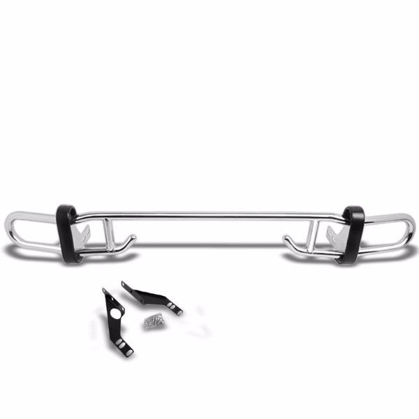 Stainless Steel 1.25" Double Round Bar Rear Bumper Guard For Toyota 06-12 RAV4 XA30-Exterior-BuildFastCar