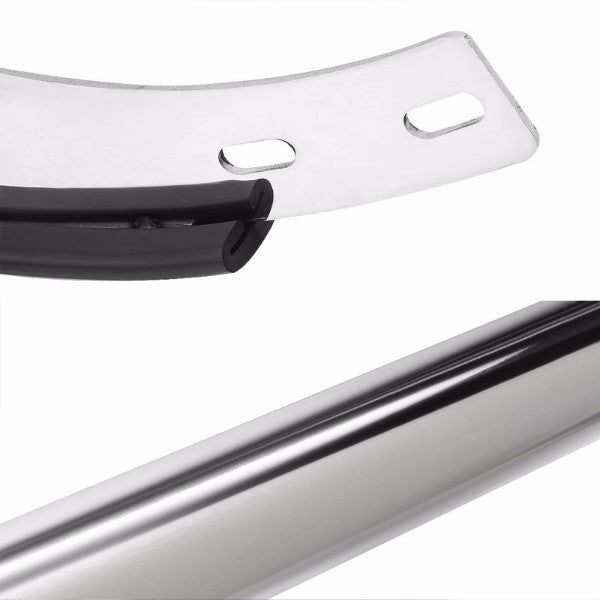 Stainless Steel 1.25" Double Round Bar Rear Bumper Guard For Nissan 09-14 Murano Z51-Exterior-BuildFastCar