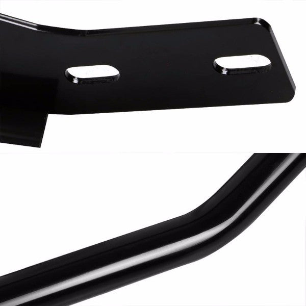 Black Mild Steel 1.25" Double Round Bar Rear Bumper Guard For Honda 09-15 Pilot 3.5L-Exterior-BuildFastCar