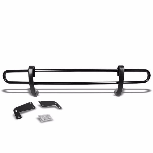 Black Mild Steel 1.25" Double Round Bar Rear Bumper Guard For Mazda 07-15 CX-9 CD3-Exterior-BuildFastCar