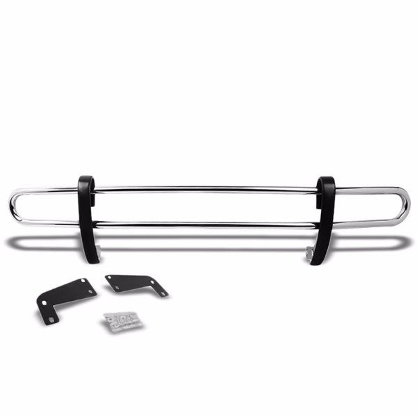 Stainless Steel 1.25" Double Round Bar Rear Bumper Guard For Mazda 07-15 CX-9 CD3-Exterior-BuildFastCar