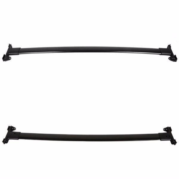 Black Aluminum Roof Rack Crossbar Top Luggage/Bag Cargo Rail for Ford 11-15 Explorer-Exterior-BuildFastCar