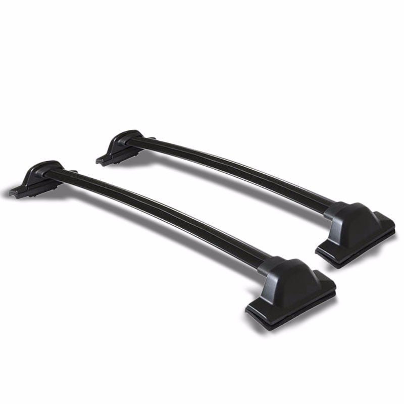 Black OE Style Bolt On Aluminum Top Roof Rack Crossbar/Rail for Honda 07-11 CRV-Exterior-BuildFastCar