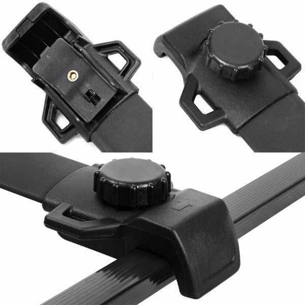 Black Aluminum Roof Rack Crossbar Top Luggage/Bag Cargo Rail for Dodge 09-17 Journey-Exterior-BuildFastCar