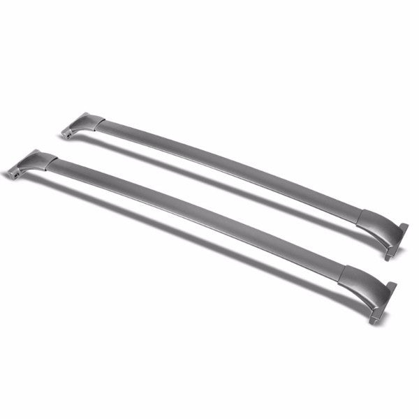 Silver Aluminum Roof Rack Crossbar Top Luggage/Bag Cargo Rail for Nissan 13-15 Pathfinder-Exterior-BuildFastCar