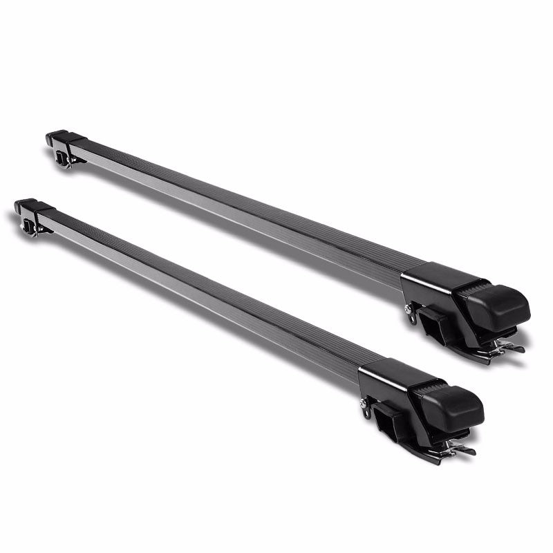 50" Aluminum Roof Rack Top Crossbar Luggage/Cargo Square Bar Rail For Car/Suv-Exterior-BuildFastCar