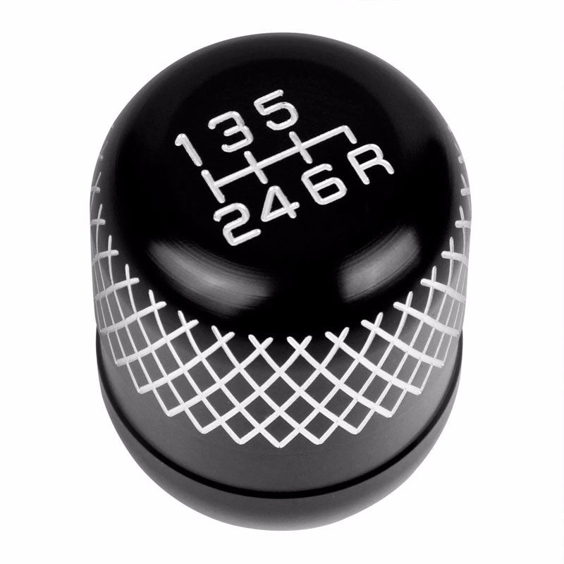 M8/M10/M12 Thread Black 6-Speed MT Aluminum Netted Design Short Throw Racing Shift Knob+Reverse-Interior-BuildFastCar