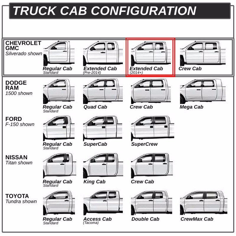 Black Straight Sidestep Running Board Nerf Bar 07-18 Sierra 1500 Extended Cab BFC-RUNB-GBP-0001