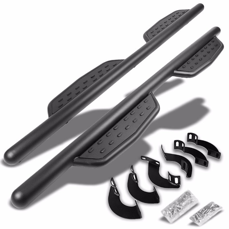 Black Straight Sidestep Running Board Nerf Bar 07-21 Tundra Extended Cab BFC-RUNB-GBP-0010