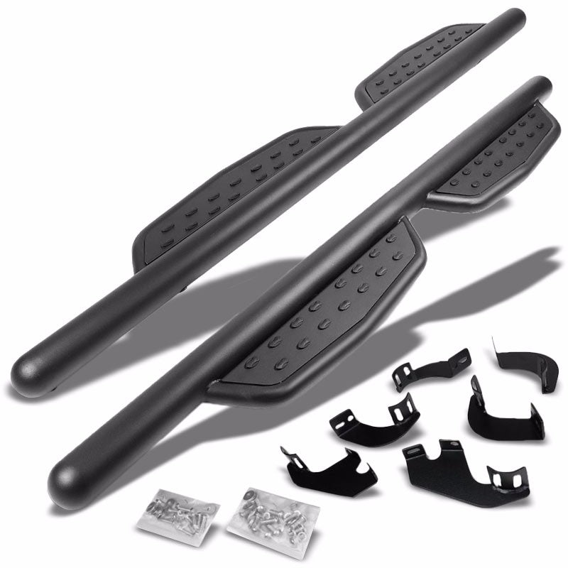 Black Straight Sidestep Running Board Nerf Bar 05-22 Tacoma Extended Cab BFC-RUNB-GBP-0012