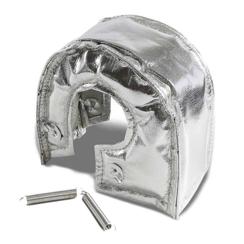 Chrome Turbo/Turbocharger Heat Shield/Wrap Blanket for T3 T25 T28 GT35 GT37 CT28-Performance-BuildFastCar