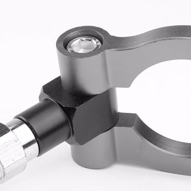 Gunmetal M18x2.5 Screw-On Aluminum Front/Rear Race Tow Hook Ring For Honda FIT-Exterior-BuildFastCar