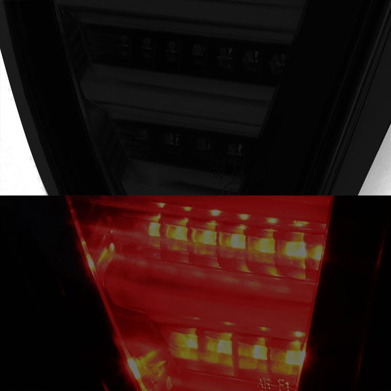 Black Housing Smoked Lens 3D LED Tail Light For BMW 05-08 3-Series 4-Door Sedan-Exterior-BuildFastCar