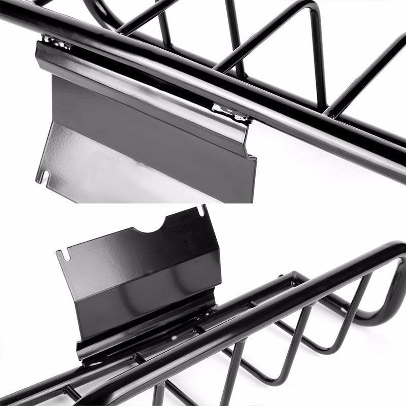 Black Coated Steel Tail Light/Lamp Cage Guard Cover For Hummer 06-10 H3 GMT 345-Exterior-BuildFastCar