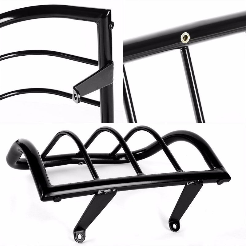 Black Coated Steel Tail Light/Lamp Cage Guard Cover For Nissan 96-04 Pathfinder-Exterior-BuildFastCar