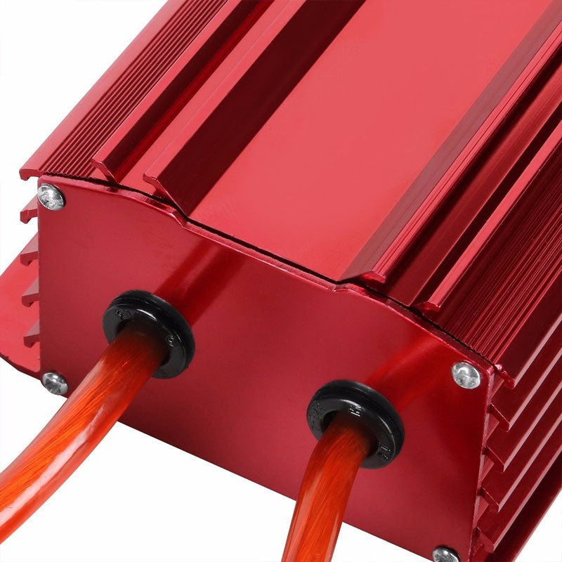 Red Universal High Efficiency Car Voltage Battery Cable Stabilizer Regulator+Mounting Plate-Performance-BuildFastCar