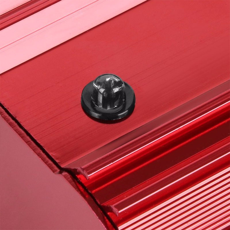Red Universal High Efficiency Car Voltage Battery Cable Stabilizer Regulator+Mounting Plate-Performance-BuildFastCar