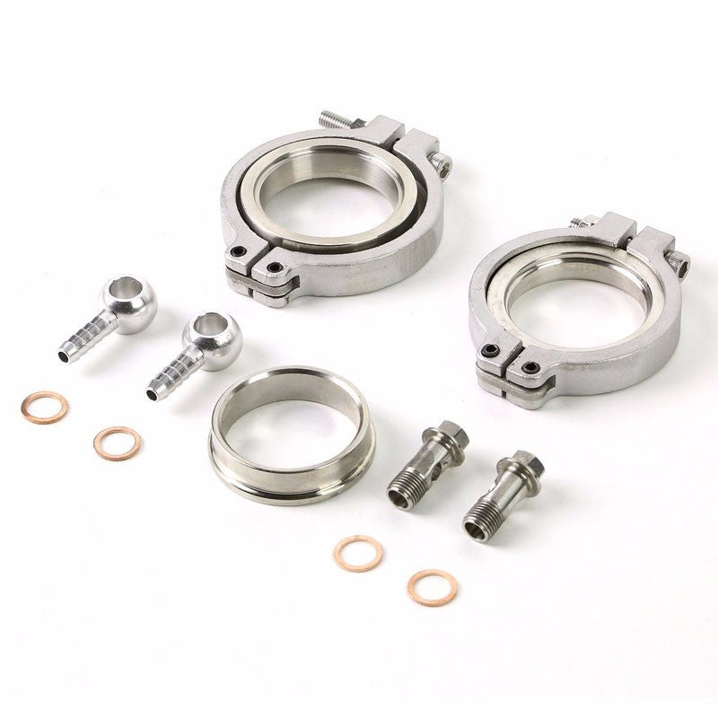 Gold 44mm 14 PSI V-Band Turbo Boost Exhaust Manifold External Wastegate+Dump Pipe Valve+Ring-Performance-BuildFastCar