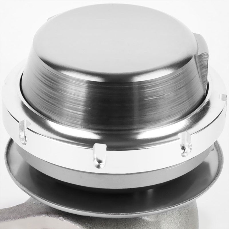 Silver Universal External 38mm 2-Bolt 14PSI TurboWastegate Kit+Spring+Ring T22