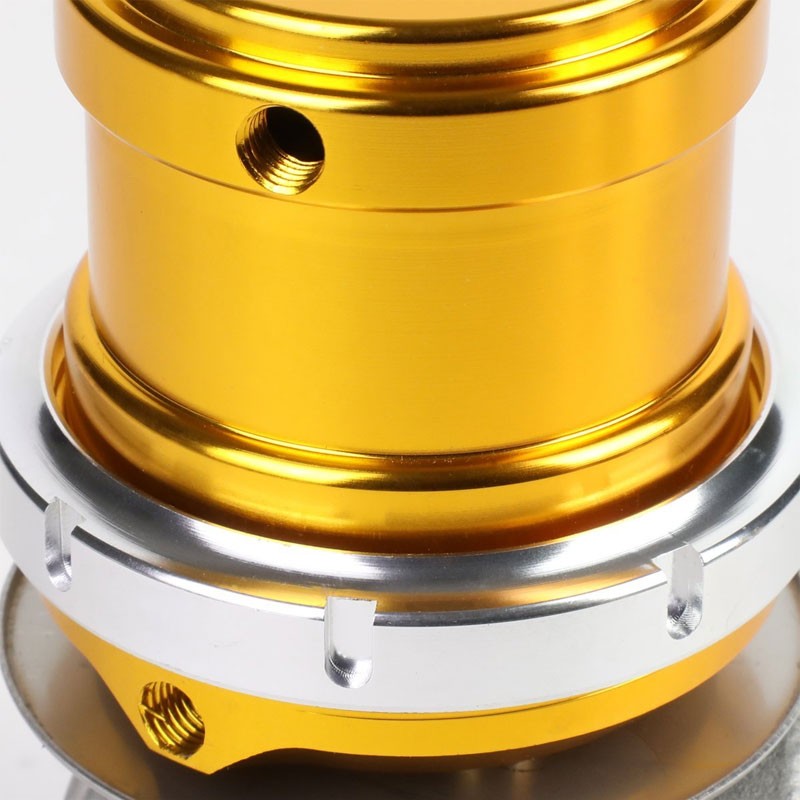 Gold Turbo Charger 38mm 2-Bolt 14PSI Turbo External Wastegate Kit+Spring T33