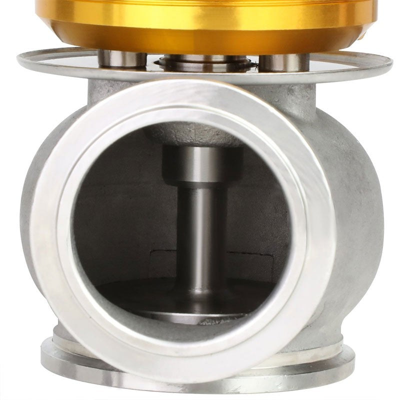 Gold Turbocharger 44mm 14PSI V-Band Clamp-On External Wastegate+Spring T11