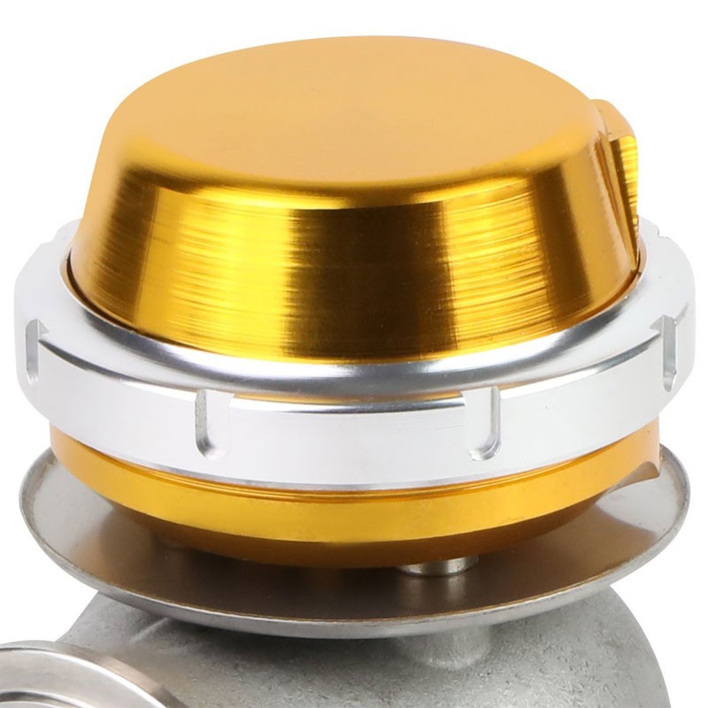 Gold Turbocharger 44mm 14PSI V-Band Clamp-On External Wastegate+Spring T11