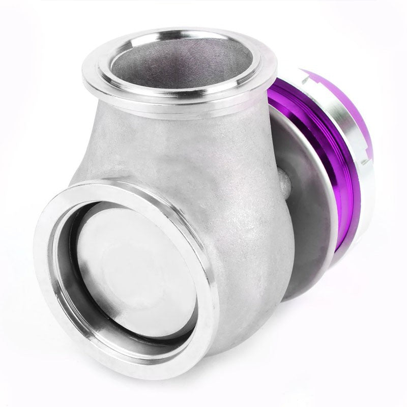 Universal Purple Turbocharger 44mm 14PSI V-Band Clamp External Wastegate+Spring
