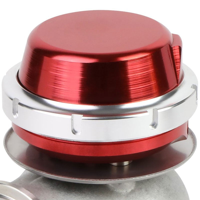 Red Turbocharger 44mm 2-Bolt 14PSI V-Band Clamp-On External Wastegate+Spring T11