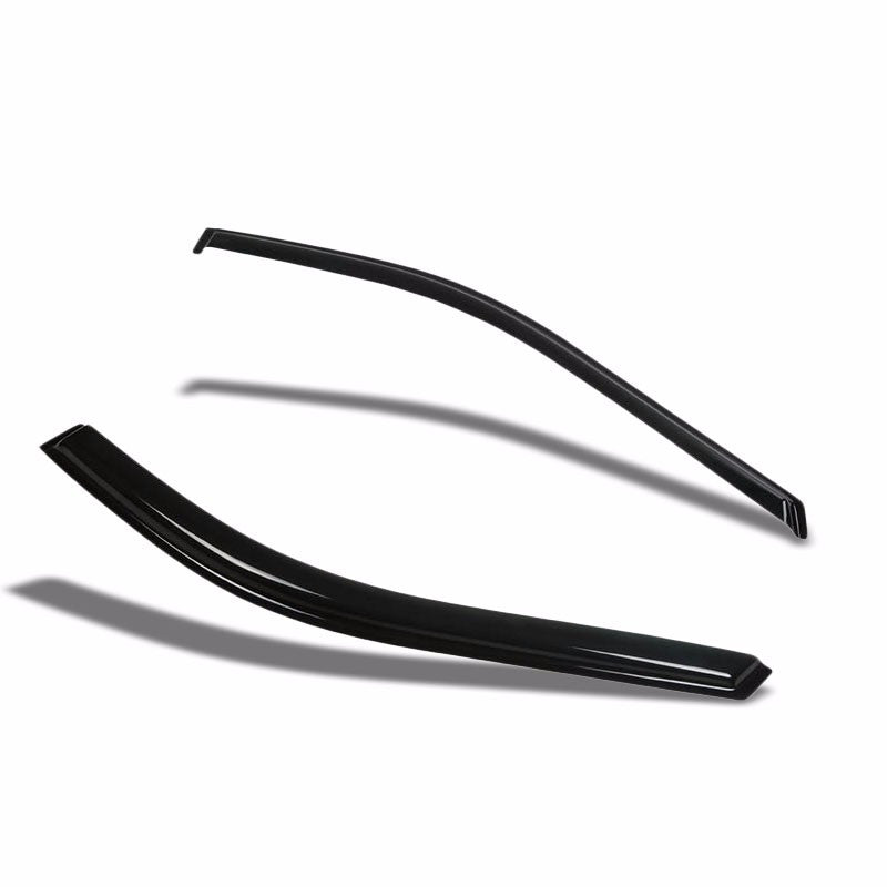 Smoke Tinted Side Window Wind/Rain Vent Deflectors Visors Guard for Dodge 96-07 Caravan-Exterior-BuildFastCar