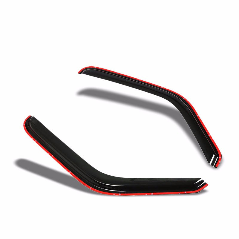 Smoke Tinted Side Window Wind/Rain Vent Deflectors Visor Guard for Ford/Mazda Standard Extended Cab-Exterior-BuildFastCar