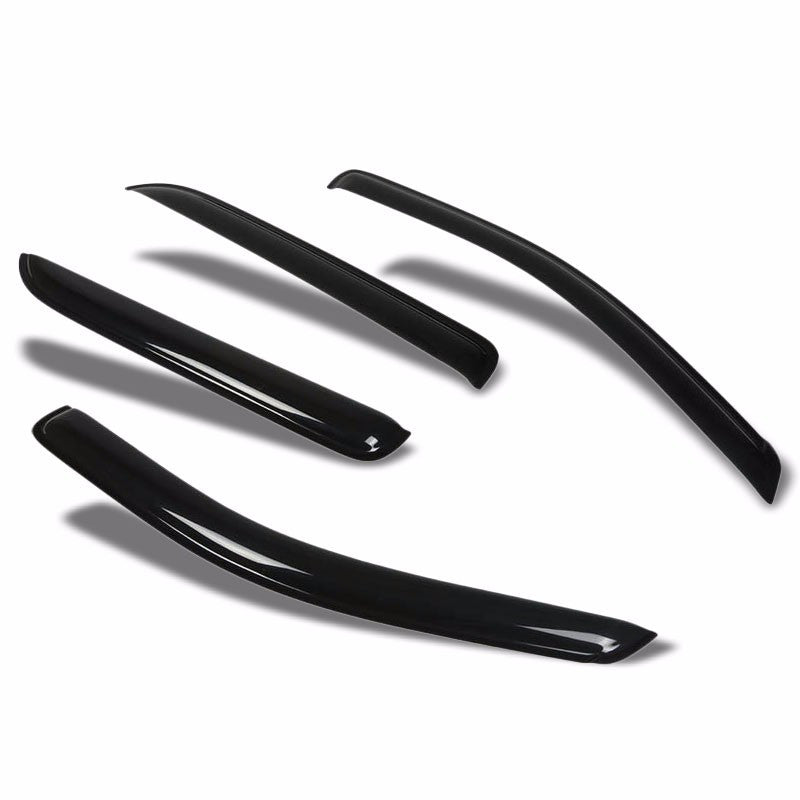 Smoke Tinted Side Window Wind/Rain Vent Deflectors Visor Guard For 05-07 Freestyle-Exterior-BuildFastCar