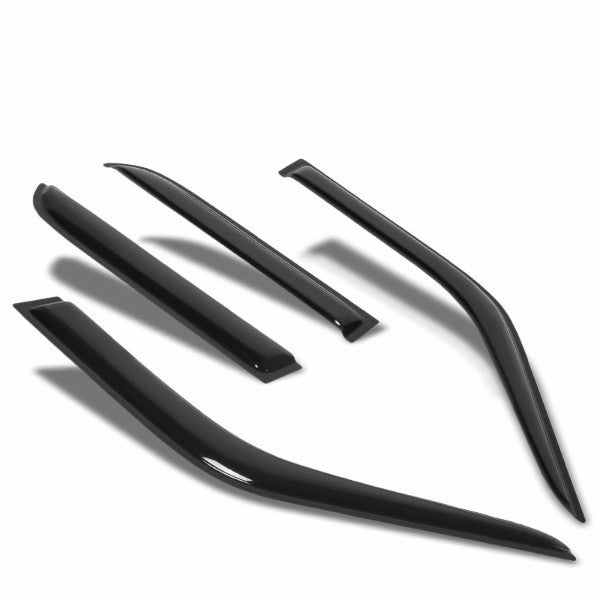 Smoke Tinted Side Window Wind/Rain Vent Deflectors Visors Guard for Toyota 90-95 4Runner-Exterior-BuildFastCar