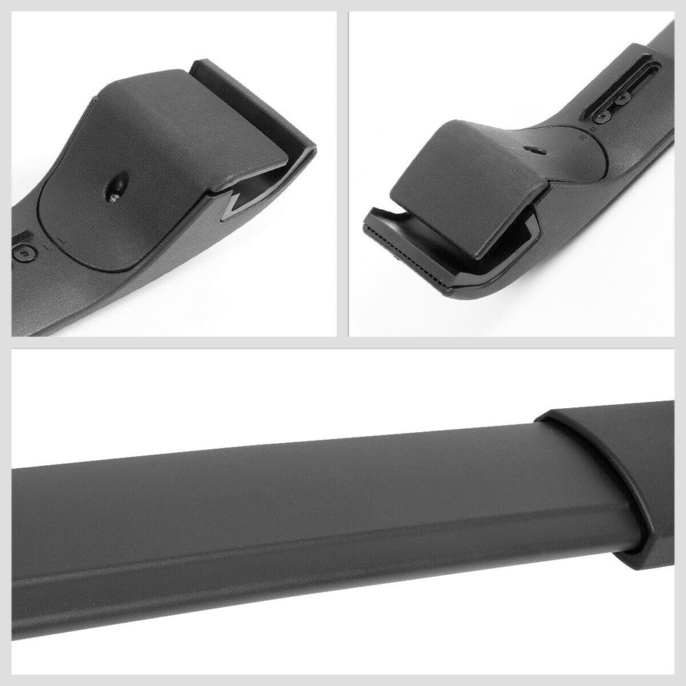 Black Top Roof Rack Crossbar Bracket For 15-24 Jeep Renegade