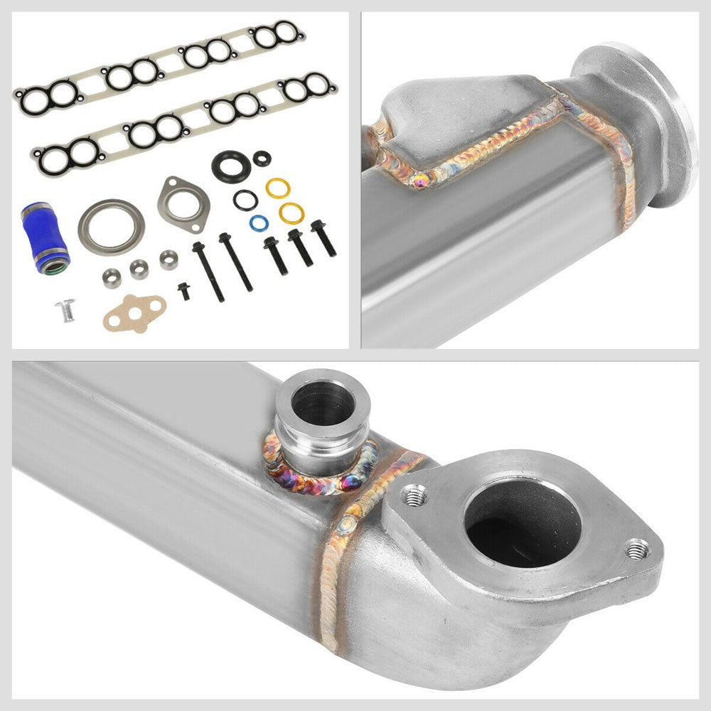 SS EGR Cooler Kit For 04-10 Ford Super Duty 6.0L Power Stroke Diesel