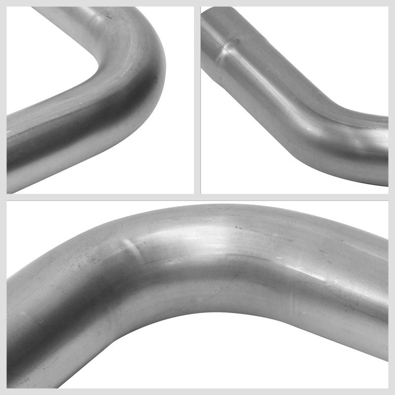 Mild Steel 16-Gauge Slip-Fit DIY Custom Mandrel 2.5" 16 Pieces Exhaust Pipe Kit-Universal Tube-BuildFastCar