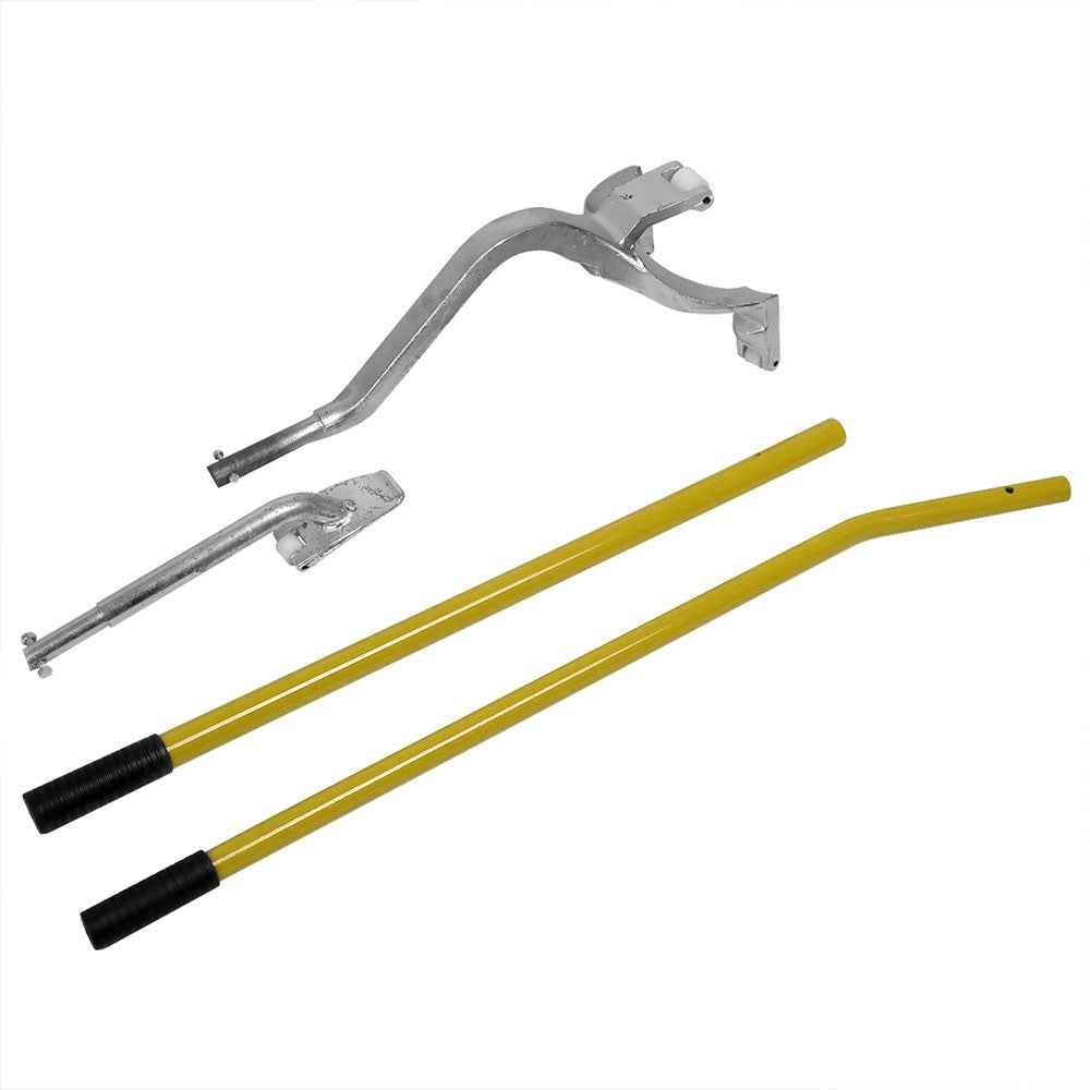 Yellow Heavy Duty 17.5" - 24.5" Tire Mount Demount Tool with Bead Keeper Tubless