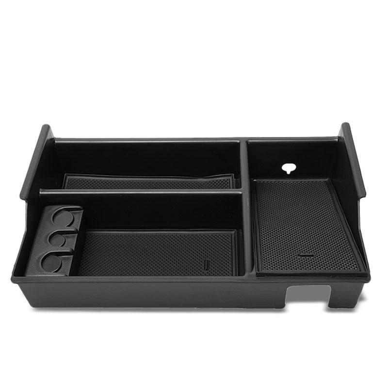 Black Center Console Organizer Coin Holder Top Tray Lid For 07-19 Toyota Tundra-Interior-BuildFastCar