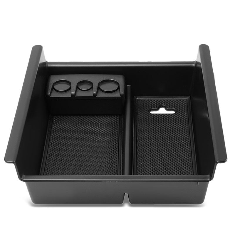 Black Center Console Organizer Coin Holder Top Tray Lid For 10-18 Toyota 4Runner-Interior-BuildFastCar