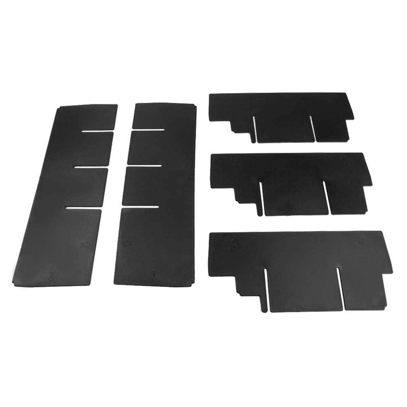 Black Center Console Storage Organizer Insert Divider For 15-18 Ford F-150 V6/V8-Interior-BuildFastCar