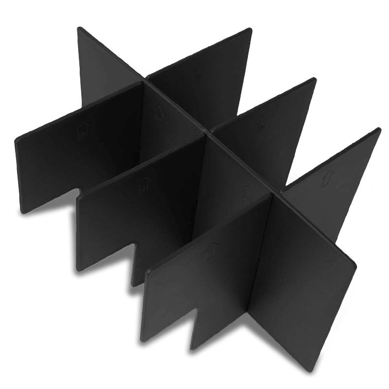 Black Center Console Storage Organizer Insert Divider For 05-15 Toyota Tacoma-Interior-BuildFastCar