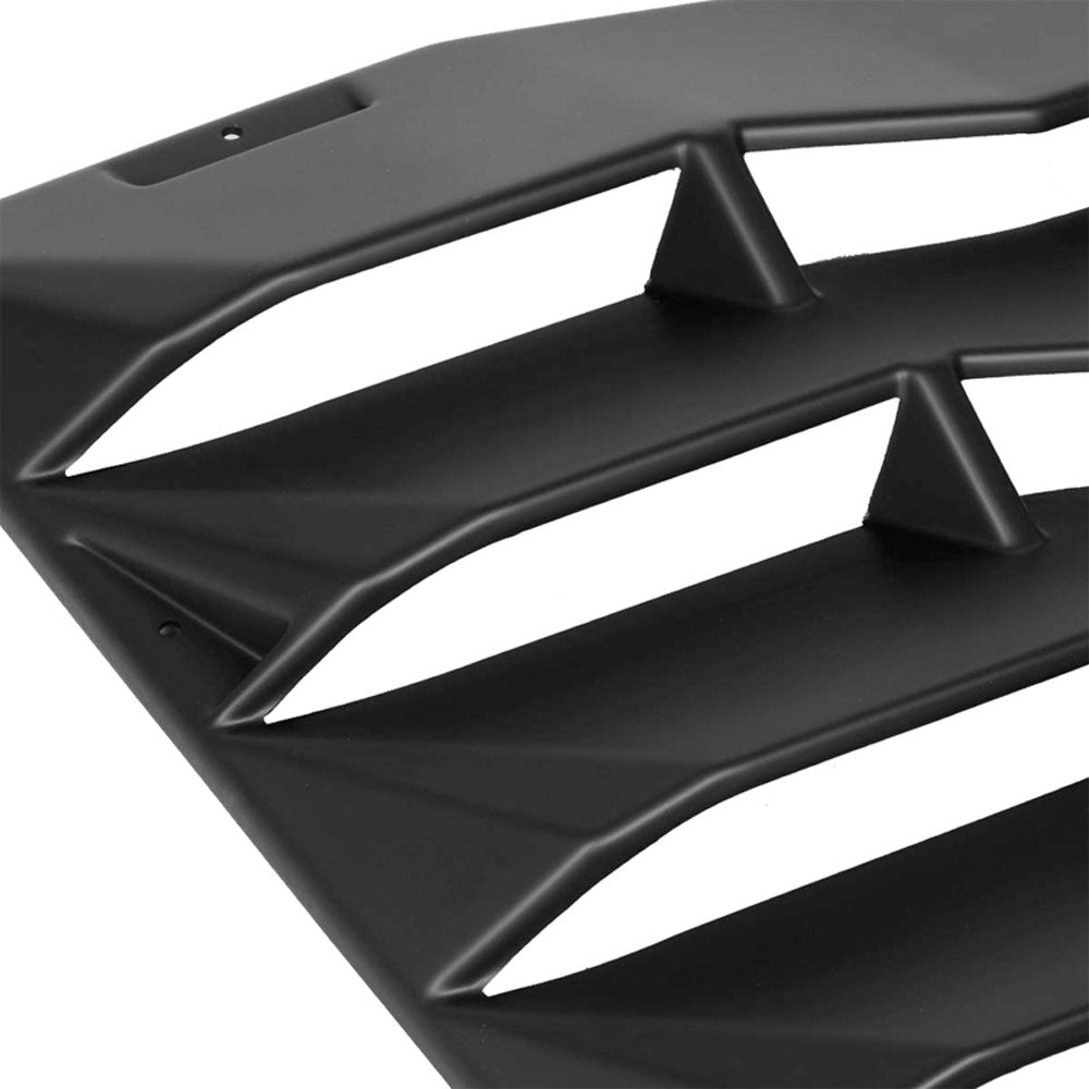 Matte Black Rear Window Vent Louver Scoop Cover For 03-08 Nissan 350Z Coupe