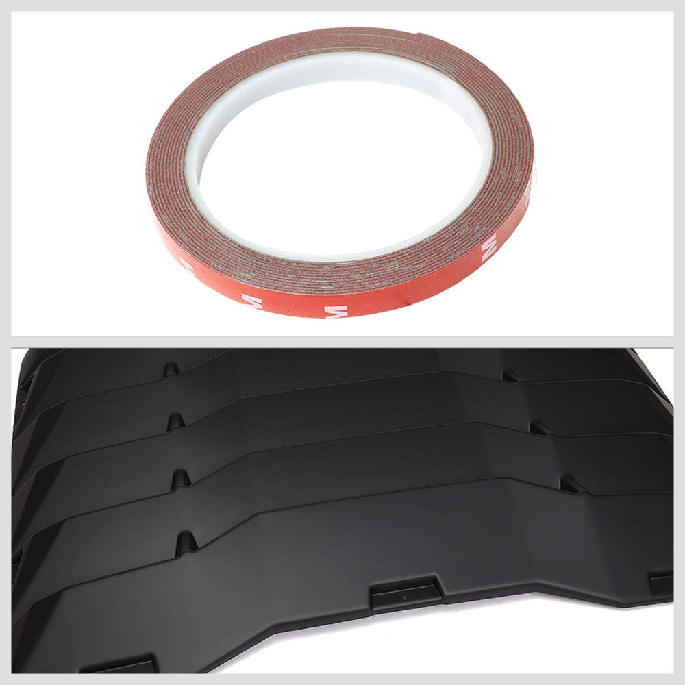 Matte Black Rear Window Vent Louver Scoop Cover For 03-08 Nissan 350Z Coupe