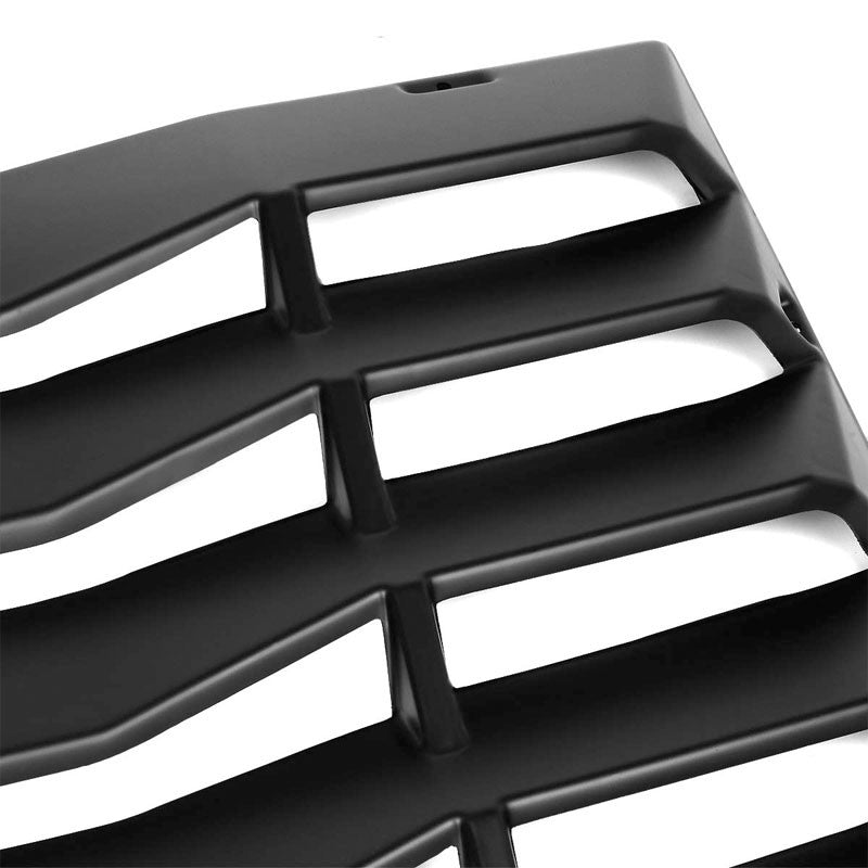 Matte Black Rear Window Louver Side Scoop Cover For 16-19 Chevrolet Camaro Coupe-Body Hardware/Replacement-BuildFastCar