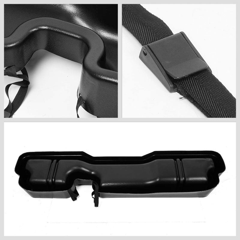 Black ABS Plastic Under Seat Cargo Storage For 04-08 Ford F-150 4.2L/4.6L/5.4L-Consoles & Parts-BuildFastCar